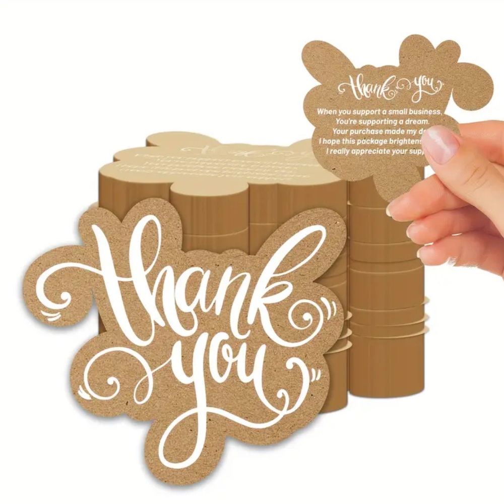 50 Cutout Thank You Cards